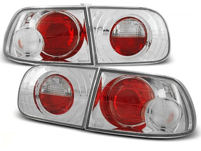👉Fari Posteriori adatto per HONDA CIVIC 09.91-08.95 CROMATI👈