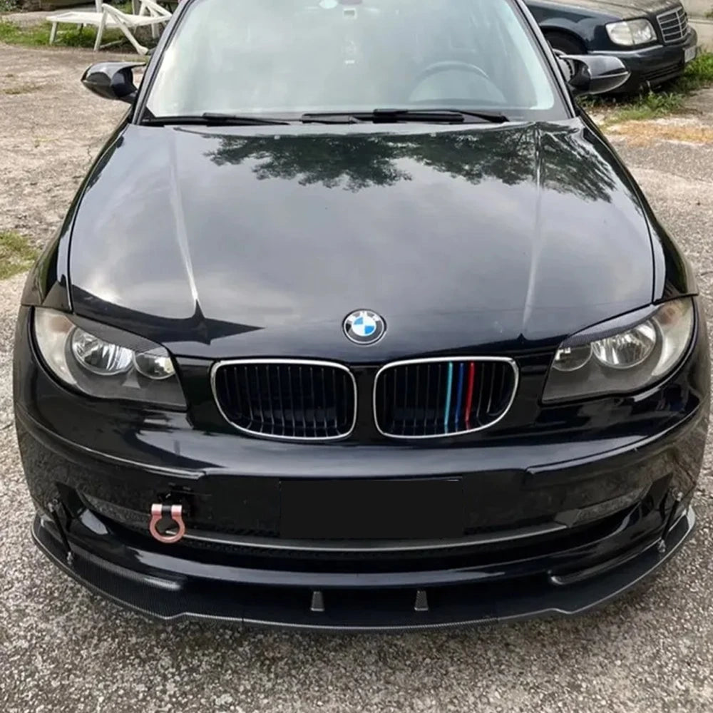 💫ART.8615 Splitter Anteriore Look Carbonio Per BMW Serie 1 E81 E82 E87 E88 07-11 💫