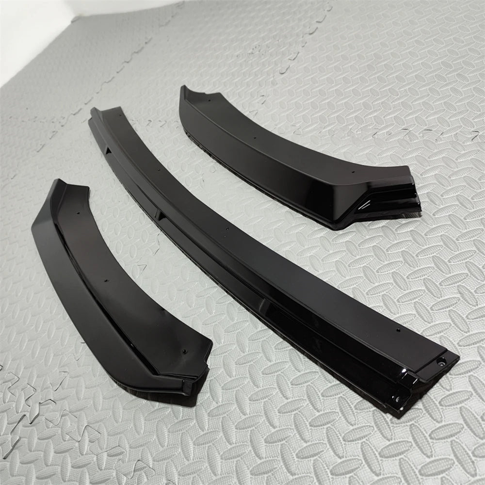 💫ART.8620 Splitter Posteriore Nero Lucido Per Seat Leon 3 MK3 5F 2012-2016💫