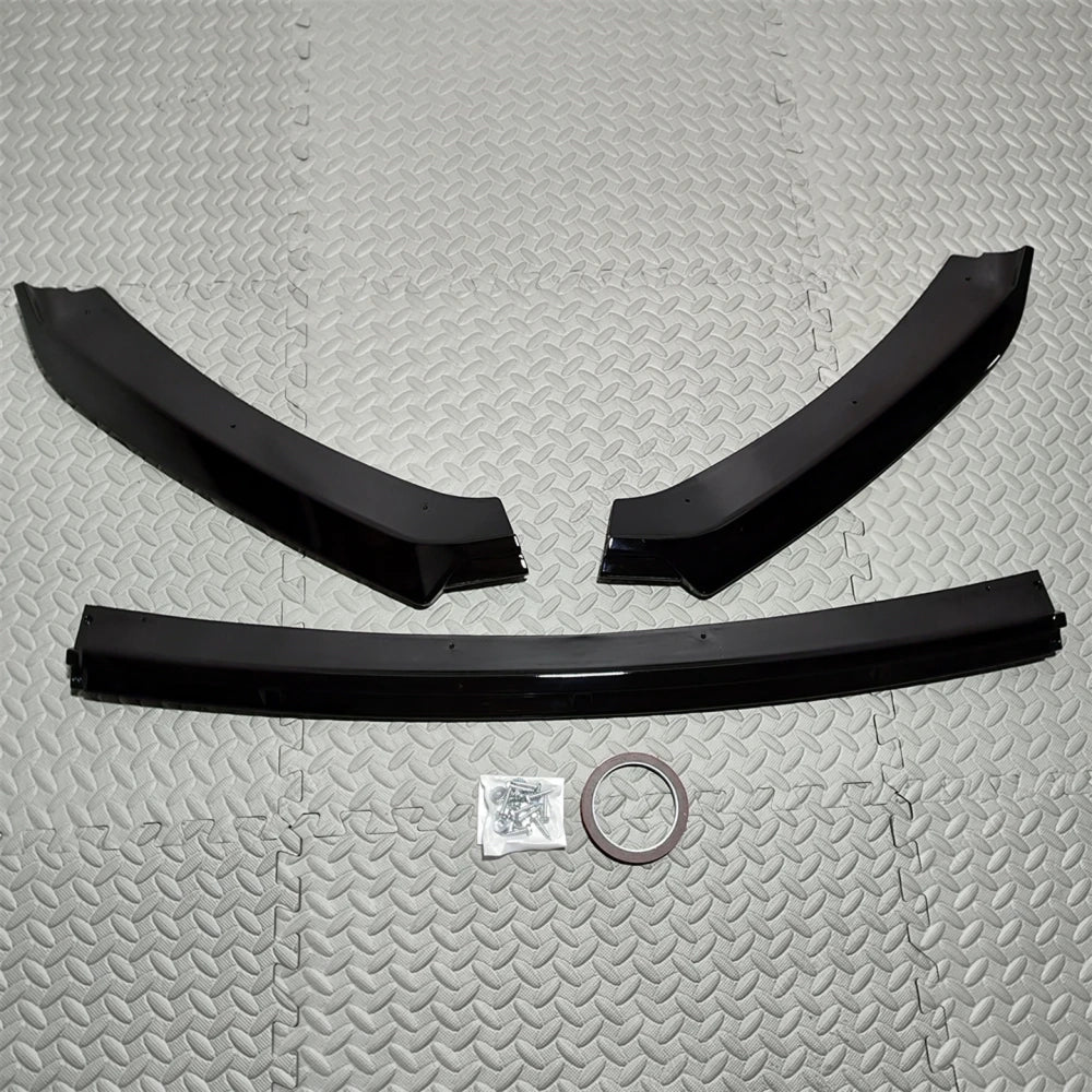 💫ART.8620 Splitter Posteriore Nero Lucido Per Seat Leon 3 MK3 5F 2012-2016💫