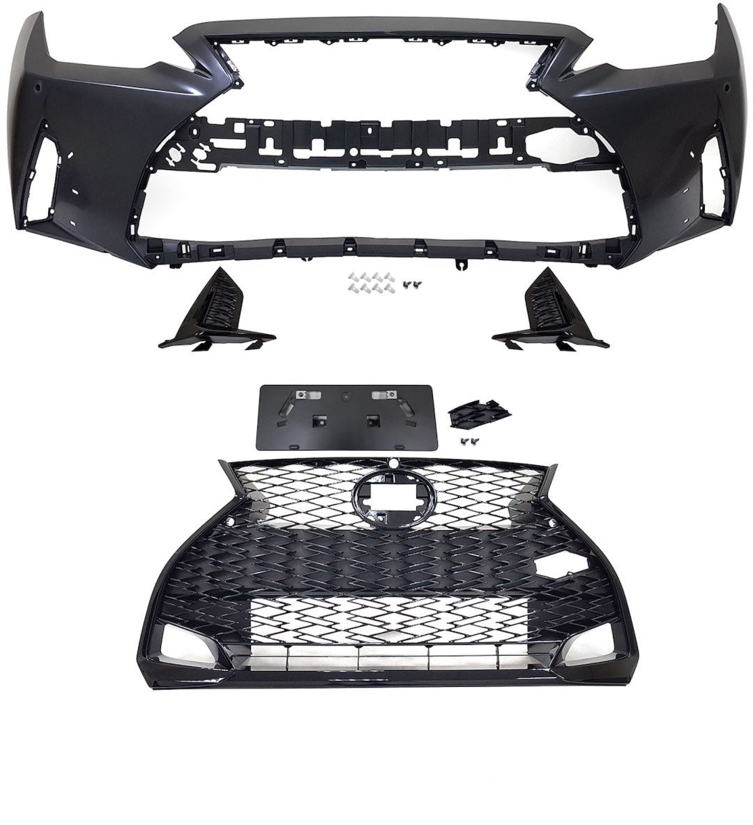 💫ART.10416 PARAURTI ANTERIORE F SPORT PDC PER LEXUS IS IV 2020-💫