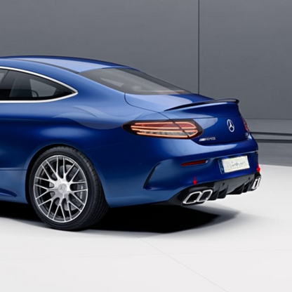 💫ART.7046 Diffusore + Terminali C63 AMG Facelift Look per Classe-C 15-21💫