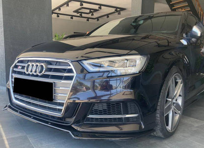 Front Splitter suitable for AUDI S3 Sportback 8V Facelift 2016-2019 
