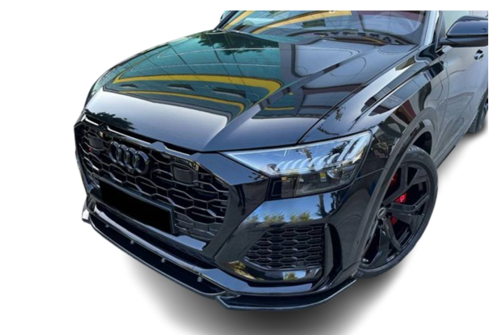 💫ART.4397 Splitter (Nero Lucido)adatto per Audi Q8 2018-2023 Look RSQ8💫