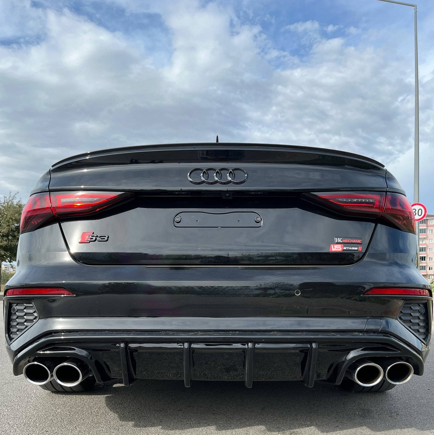 Diffusore adatto per AUDI A3 S-Line Sportback 8Y 2020+