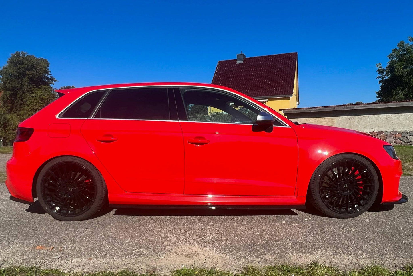 🔥MINIGONNE LATERALI COMPATIBILI CON AUDI RS3/RS3 FACELIFT 8V SPORTBACK 15–18🔥