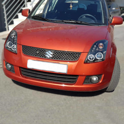 💫ART.6131 FARI ANTERIORI per SUZUKI SWIFT 2005-2010 OCCHI D'ANGELO NERO💫