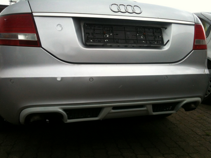 💕Diffusore posteriore paraurti per Audi A6 C6 Berlina 2004–2009 – Look RS6 v2💕