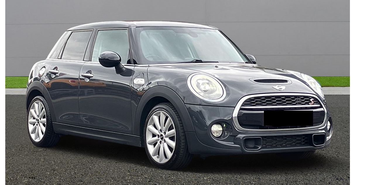 💫ART.7504 GRIGLIA SPORT NERA CROMATA per MINI COOPER F55 F56 F57 14-21💫