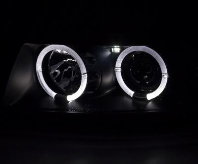 💫ART.6379 FARI ANGEL EYES CCFL NERI adatti per SEAT LEON / TOLEDO 1999-2004💫
