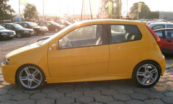 ❤️Minigonne Laterali Spoiler Compatibili con FIAT Punto II 3/5 Porte 1999–2005❤️