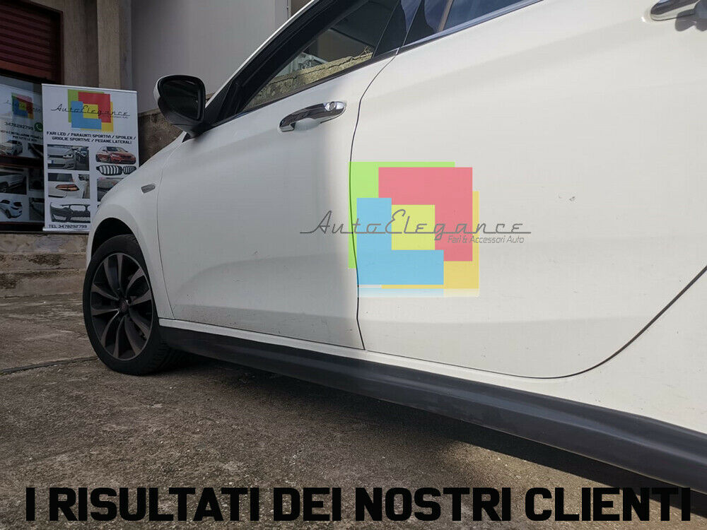 FIAT TIPO BERLINA 2015+ MINIGONNE LATERALI SOTTO PORTA SPORTIVE ABS / PLASTIC