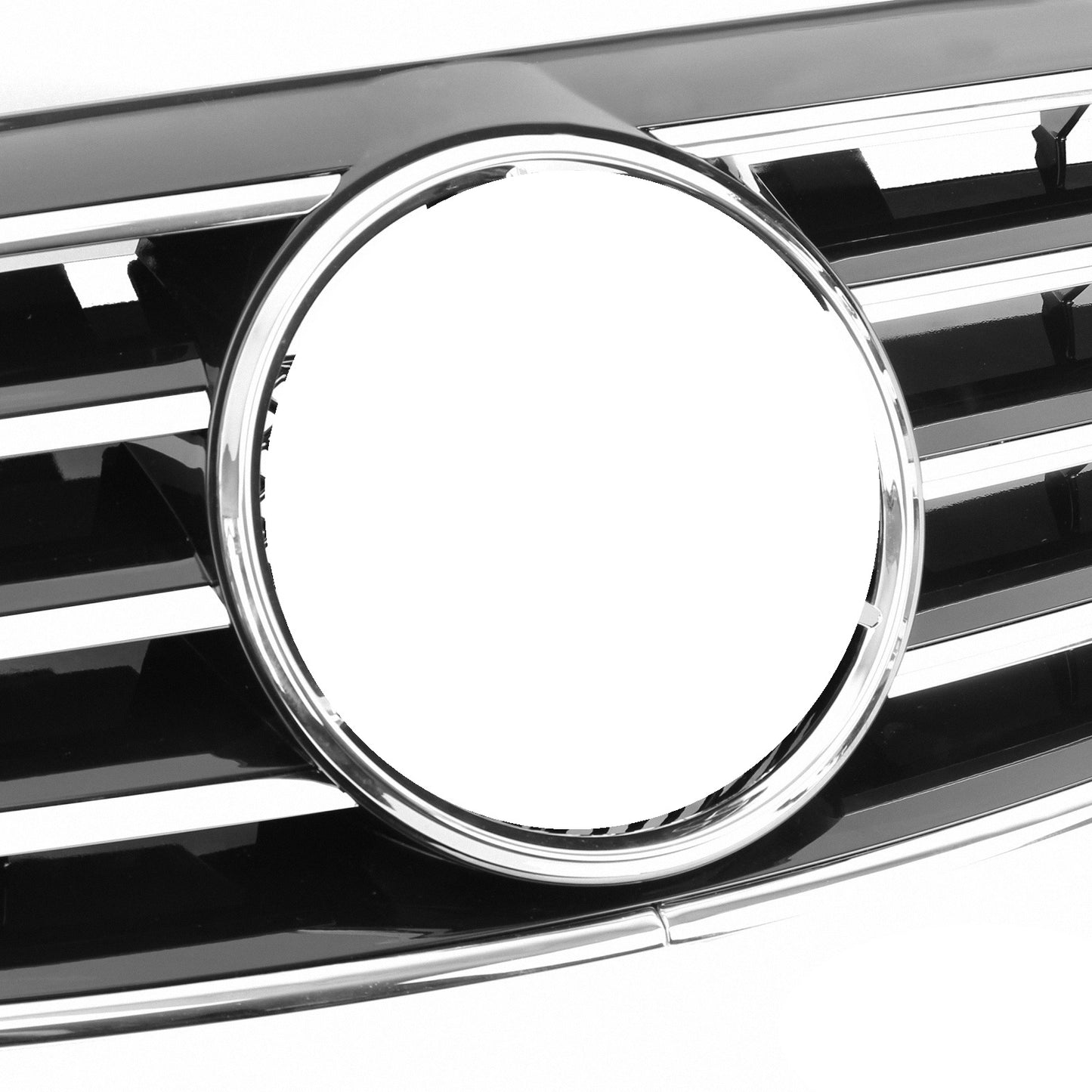 MERCEDES S-CLASS W211 SILVER GRILLE WITH BLACK INTERIOR PROFILES