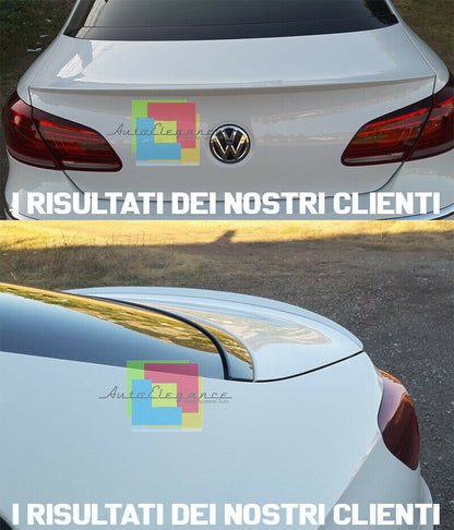 SPOILER POSTERIORE VW PASSAT CC 2012+ FACELIFT SUL COFANO LOOK SPORTIVO