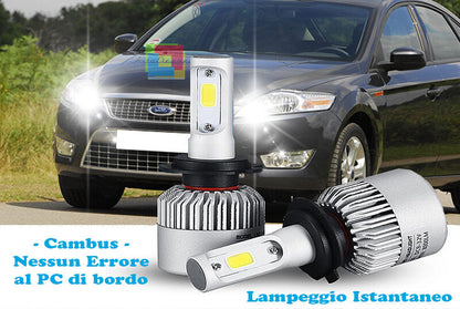 LAMPADE ABBAGLIANTI LED FORD MONDEO 2007-2014 CANBUS LAMPEGGIO ISTANTANEO