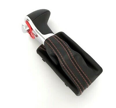 AUDI A4 B8 8K POMELLO DEL CAMBIO AUTOMATICO CUOIO LOOK S LINE CUCITURE ROSSE AUTOELEGANCERICAMBI