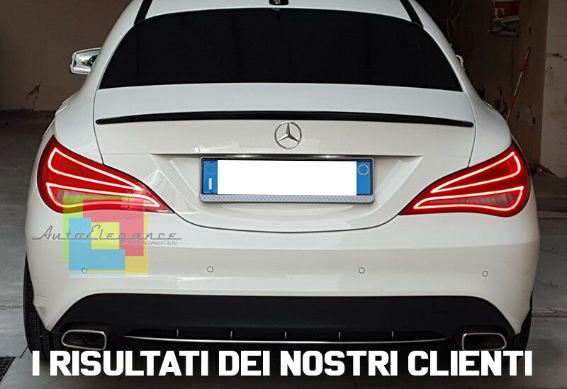 MERCEDES CLA W117 2013+ SPOILER POSTERIORE SUL COFANO AMG DESIGN ABS