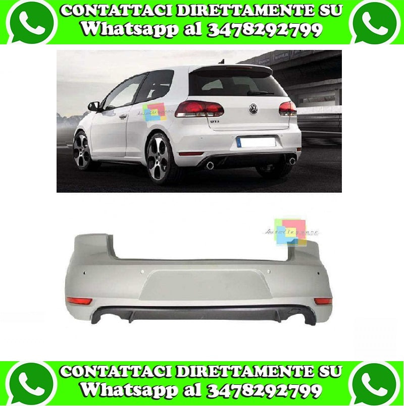 VW GOLF 6 2008-2012 REAR BUMPER GTI LOOK