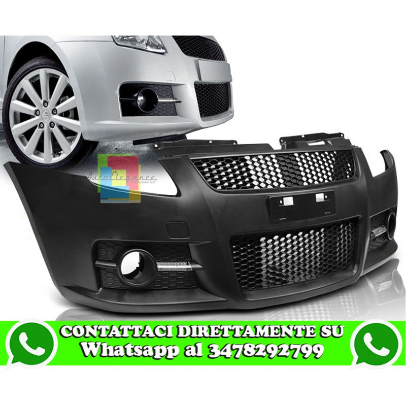 SUZUKI SWIFT III 2005-2010 COMPLETE FRONT BUMPER SPORT LOOK DAYTIME LIGHTS