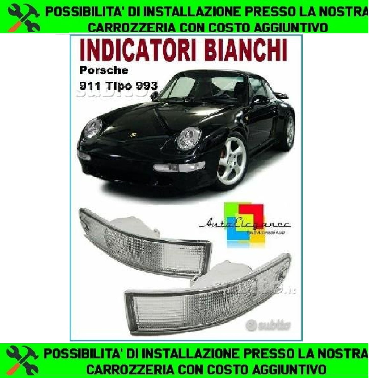 Indicatori anteriori direzione Porsche 911 993