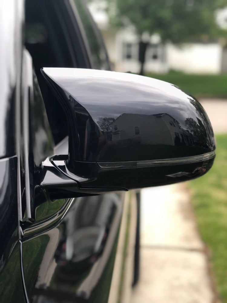 GLOSS BLACK MIRRORS FOR BMW X3 X4 X5 X6 MIRROR CAPS