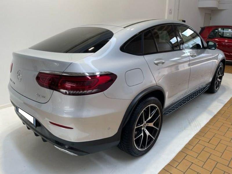 PEDANE LATERALI SOTTOPORTA PER MERCEDES GLC X253 C253 2019+ COUPE SUV NERO 0225