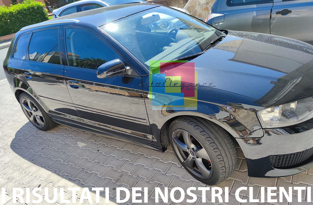 MINIGONNE LATERALI AUDI A3 8P 2005-2012 SPORTBACK LOOK S-LINE S3 SOLO 5 PORTE