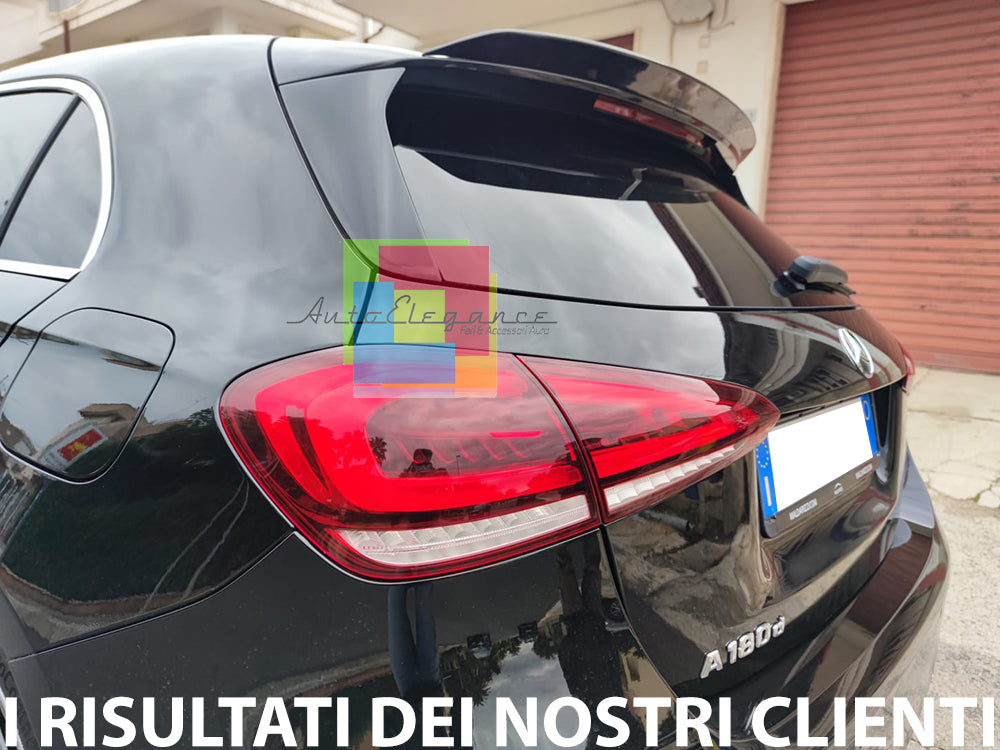 MERCEDES A-CLASS W177 AMG LOOK LOW WING GLOSS BLACK ABS ROOF SPOILER