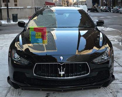 SPOILER SOTTO PARAURTI ANTERIORE MASERATI GHIBLI 2013+ ABS SPLITTER LAMA