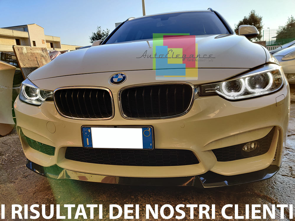 BMW SERIE 3 F30 F31 2011-2018 PARAURTI ANTERIORE LOOK CON LAMA LOOK M3 AUTOELEGANCERICAMBI