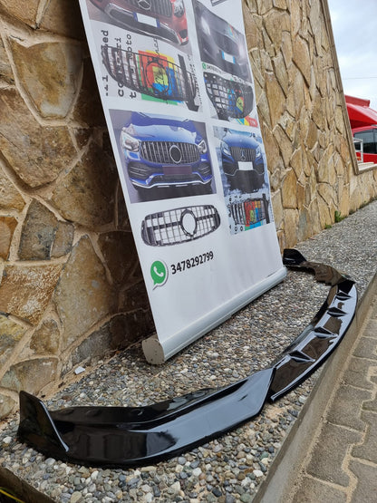 BMW SERIE 3 G20 G21 SPLITTER SOTTO PARAURTI ANTERIORE ABS M3 LOOK NERO LUCIDO AUTOELEGANCERICAMBI