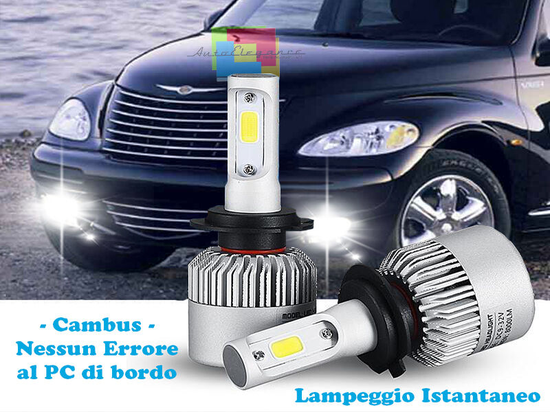 LAMPADE FENDINEBBIA A LED CHRYSLER PT CRUISER CAMBUS BIANCO GHIACCIO CREE