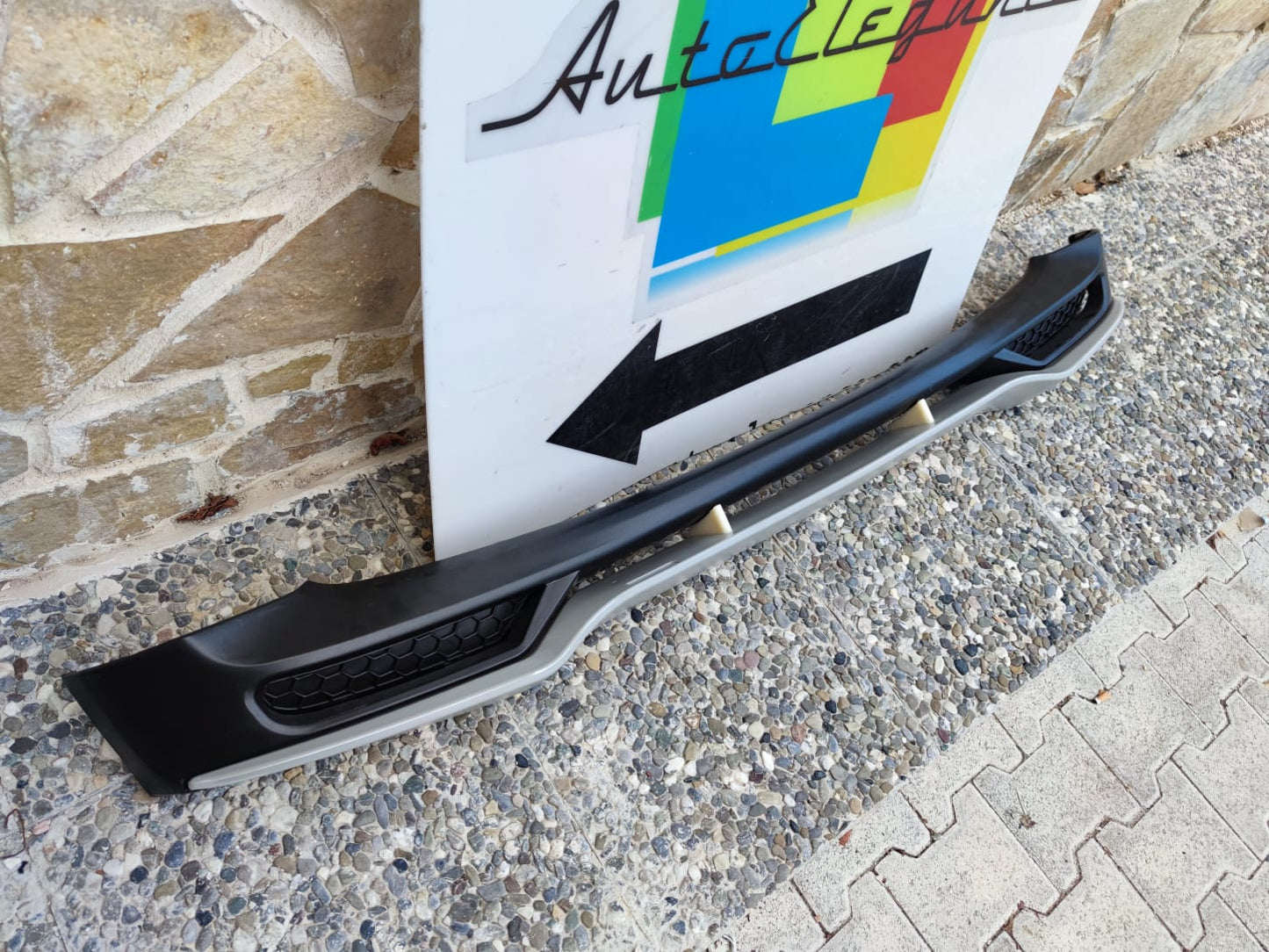 SMART FORTWO 453 SPOILER SOTTO PARAURTI ANTERIORE SPORTIVO IN ABS