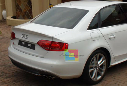 SPOILER POSTERIORE COFANO AUDI A4 B8 8K BERLINA 2008-2014 LOOK S4 S LINE