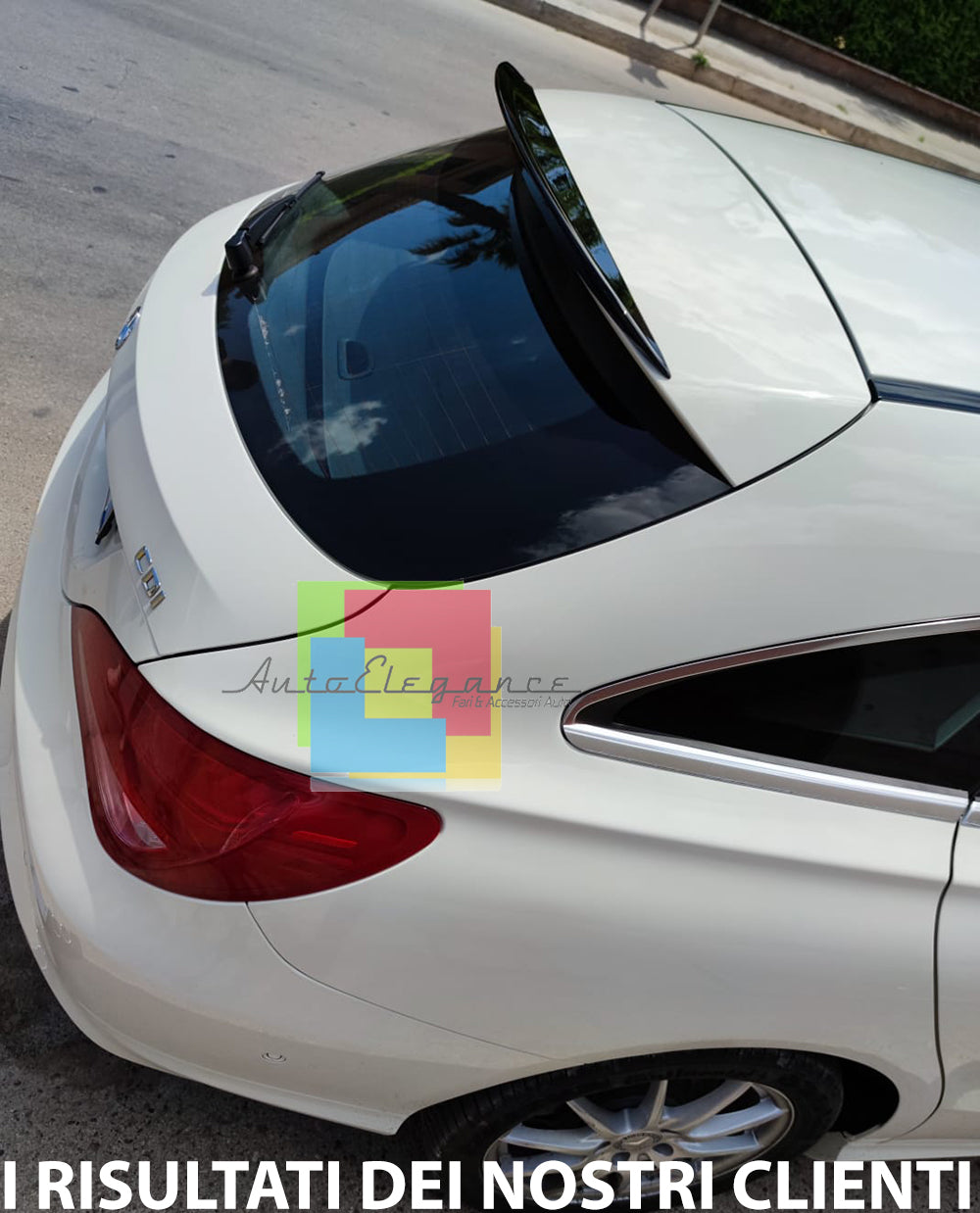 MERCEDES CLA X117 SHOOTING BRAKE SPOILER TETTO AGGIUNTIVO LOOK SPORTIVO AMG