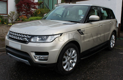 PEDANE LATERALI RANGE ROVER SPORT 2013+ SOTTOPORTA IN ALLUMINIO / ABS