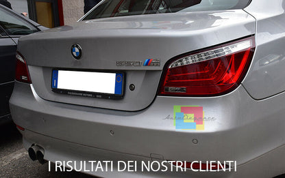 3D LED REAR LIGHTS FOR BMW 5 SERIES E60 2003-2007 RED LIGHTS LIGHTBAR .-