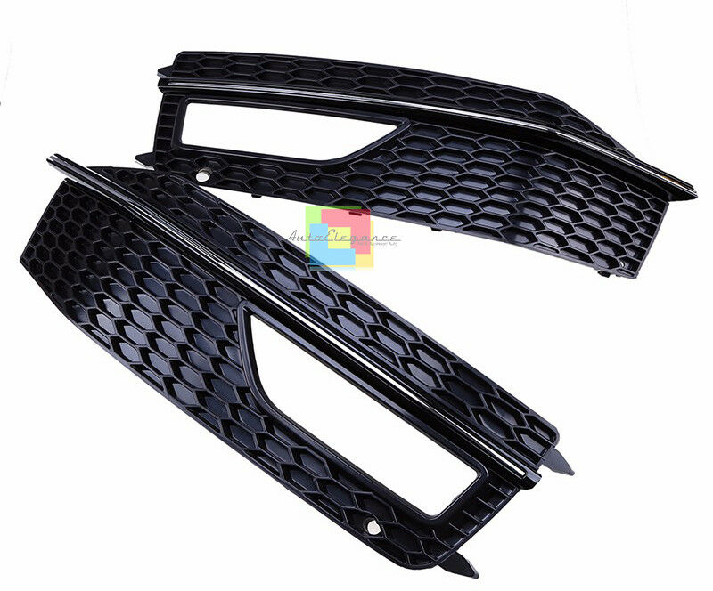 GRIGLIE FENDINEBBIA AUDI A4 B8 2012-2015 LIFT PER PARAURTI SLINE LOOK S4 RS4 .-.