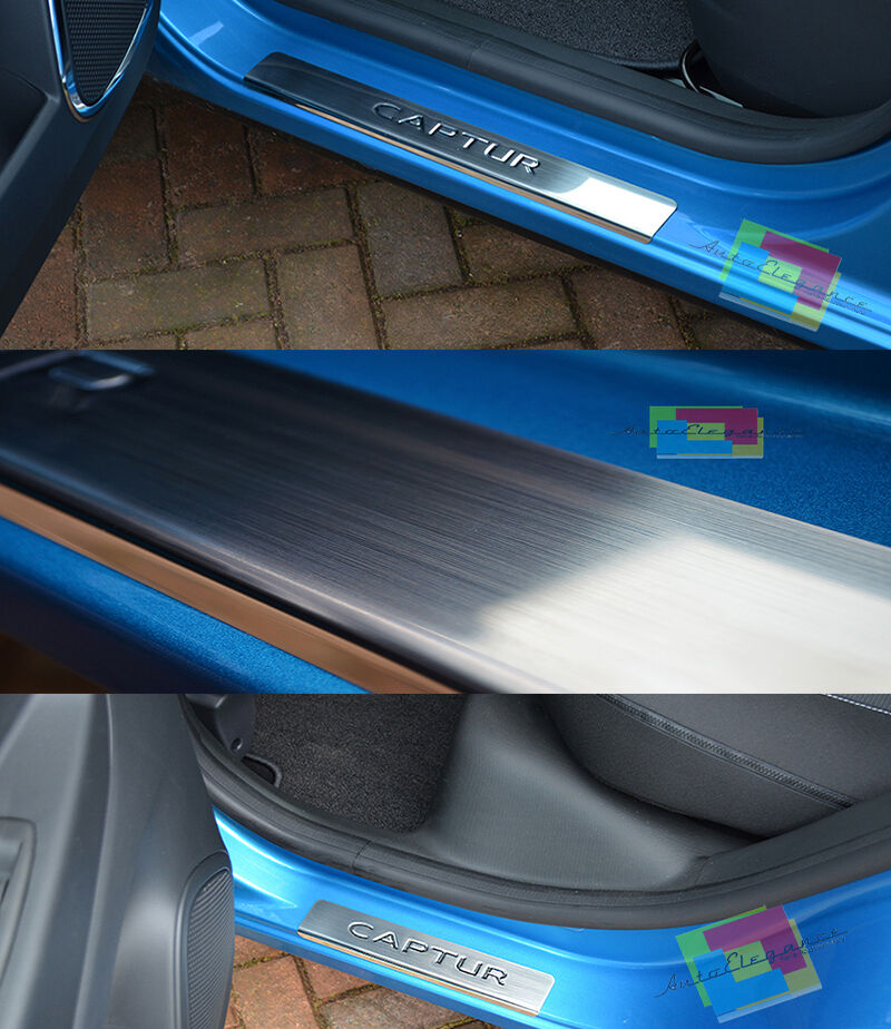 RENAULT CAPTUR 2013+ SET 4 BATTITACCHI PROFILO CROMATO ACCIAIO INOX