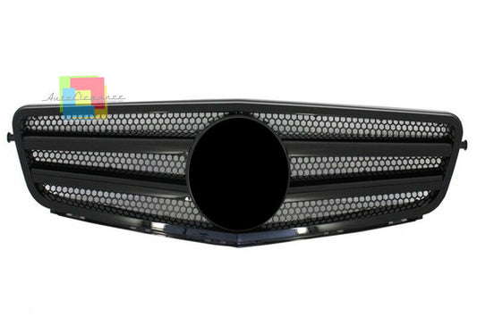 FRONT GRILLE MERCEDES W204 S204 C204 2007-2014 AVANTGARDE DESIGN BLACK .-