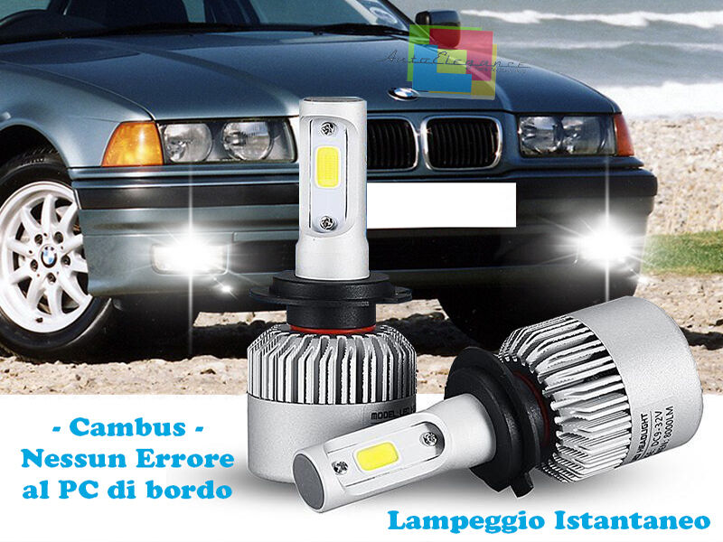 LAMPADE FENDINEBBIA A LED BMW SERIE 3 E36 COMPACT 94-00 CAMBUS BIANCO CREE