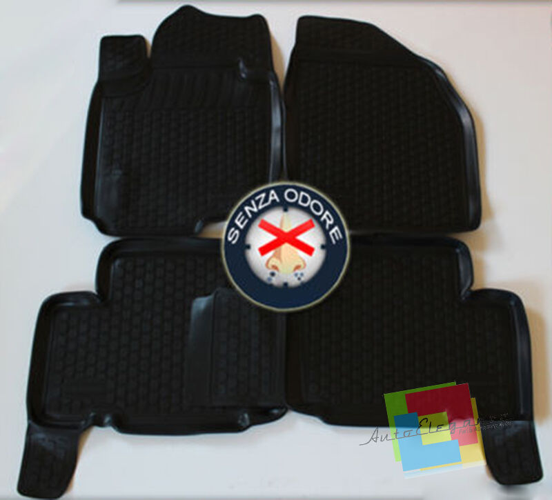 TOYOTA RAV-4 RAV 4 06-12 SET TAPPETINI AUTO IN GOMMA - TAPPETI TOP QUALITA -