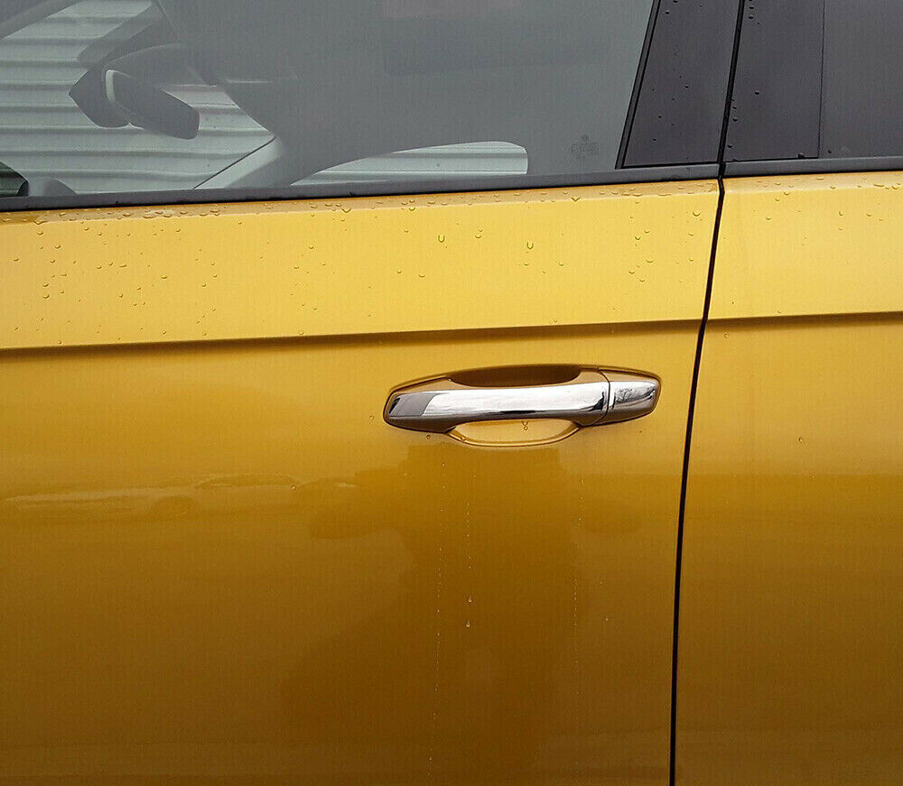 VW T-ROC T ROC 2017+ MODANATURA MANIGLIE CROMATE INOX ADESIVE 3M