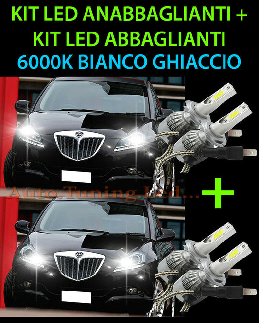 KIT LED LAMPADE ABBAGLIANTI & ANABBAGLIANTI PER LANCIA DELTA 2008-2014 -.