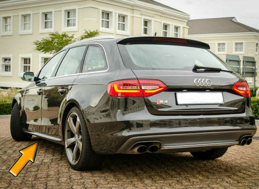 AUDI A4 B8 AVANT BERLINA RESTYLING 2012+ MINIGONNE LATERALI SLINE S4 RS4 AUTOELEGANCERICAMBI