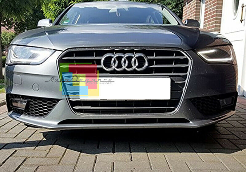 GRIGLIE FENDINEBBIA ALL BLACK DESIGN RS4 PER AUDI A4 B8 2012-2015 NIDO D'APE -