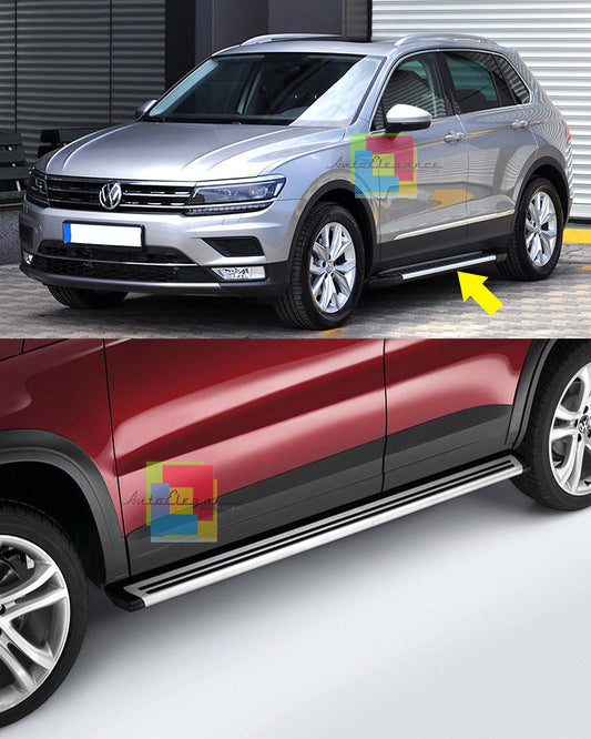 PEDANE LATERALI VW TIGUAN 2016 IN POI SOTTOPORTA LOOK SPORTIVO