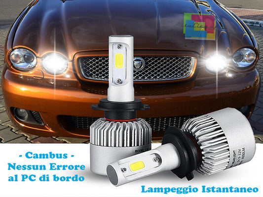 LAMPADE ABBAGLIANTI LED JAGUAR X TYPE 01-09 ISTANTANEO CREE