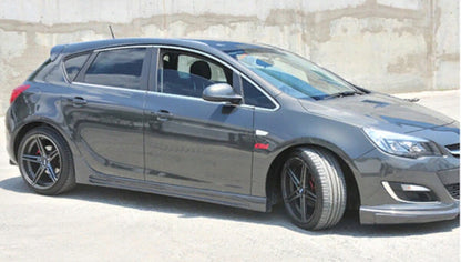 SIDE SKIRTS FOR OPEL ASTRA J 5 DOORS UNDER DOOR SPOILER ABS OPC 0279