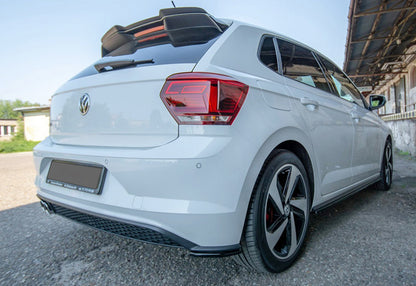 VW POLO AW1 MK6 GTI 2017+ ADDITIONAL REAR ROOF SPOILER ABS BLACK WING